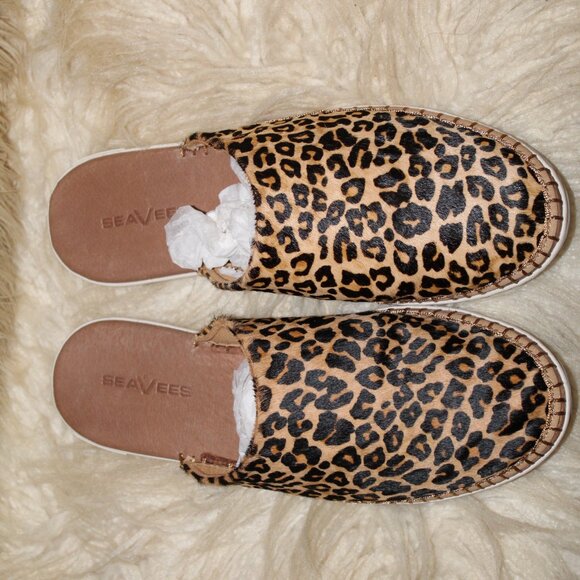SeaVees - Lido Slide - Leopard Cowhide - Picture 2 of 6